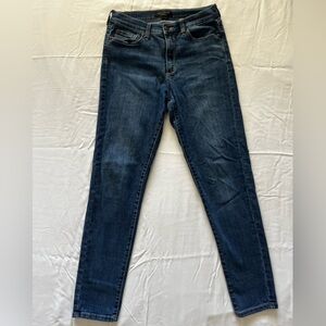 Banana Republic High-Rise Skinny Jeans (Blue)
